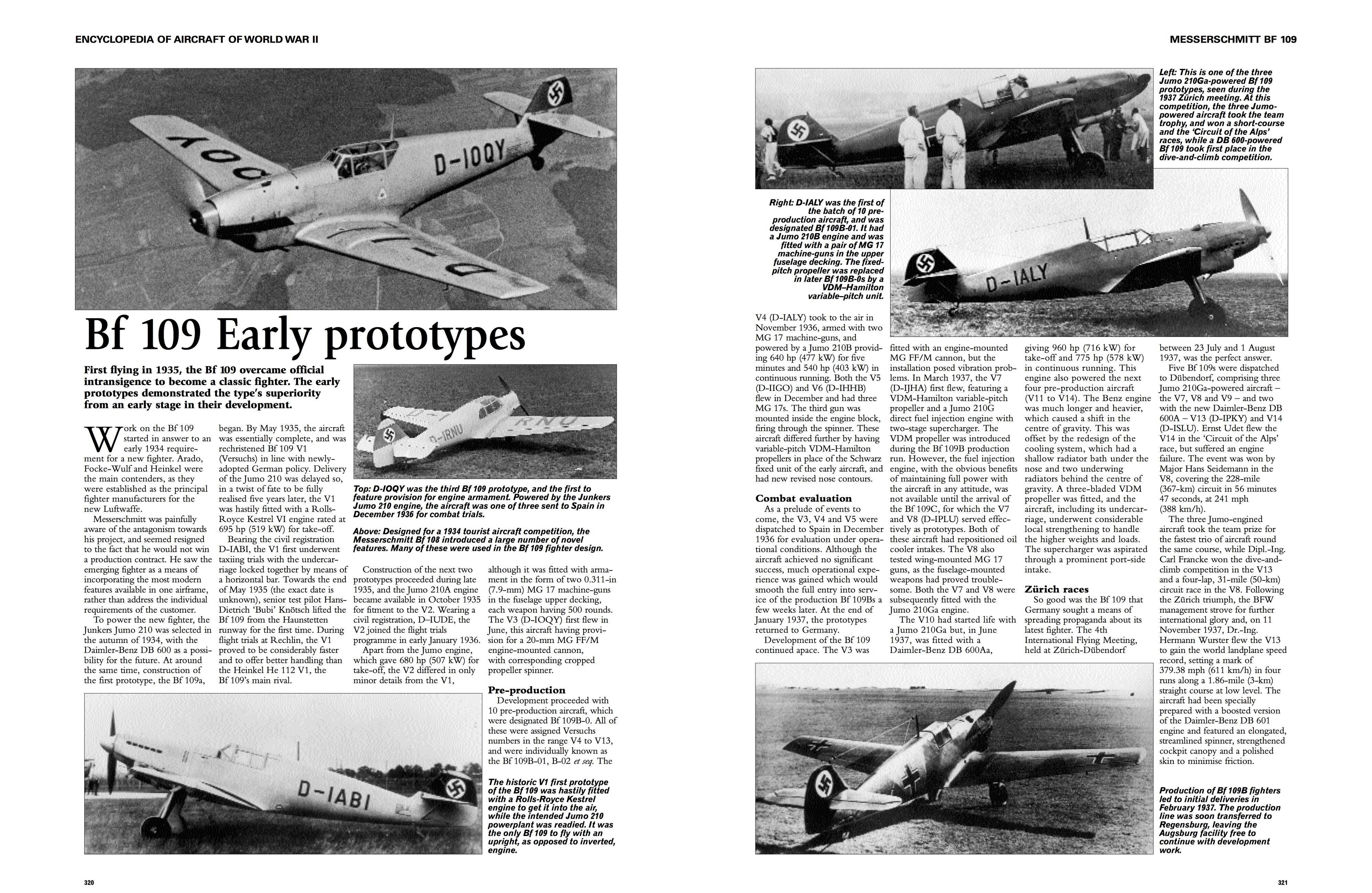 Beispielinhalt (Bild) The Encyclopedia of Aircraft of World War II