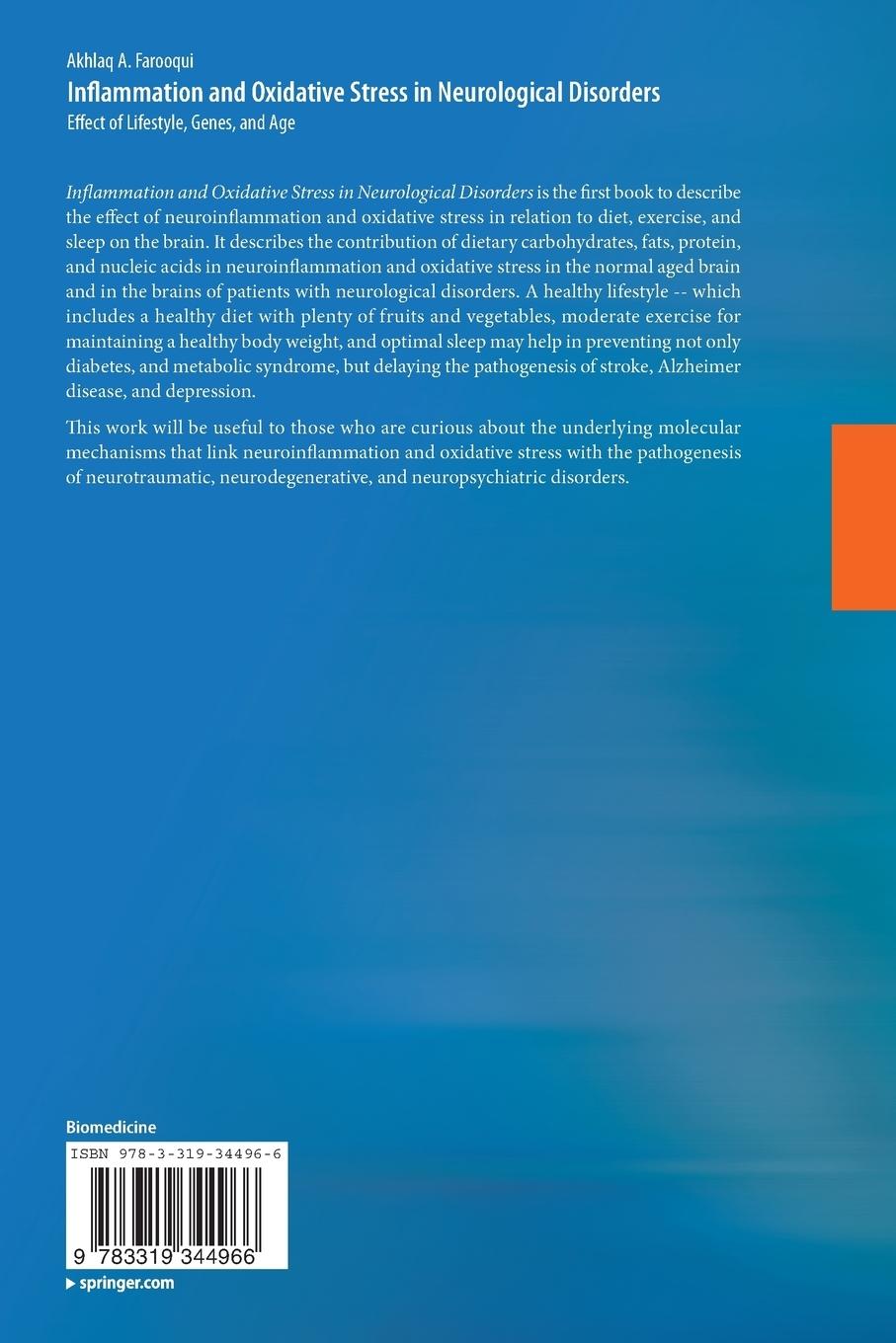 Rückseitencover Inflammation and Oxidative Stress in Neurological Disorders