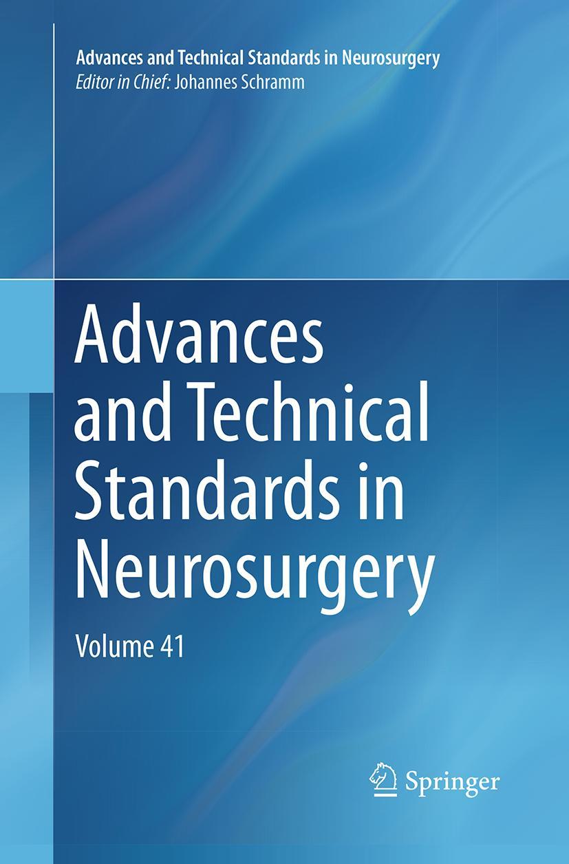 Vorderes Coverbild Advances and Technical Standards in Neurosurgery