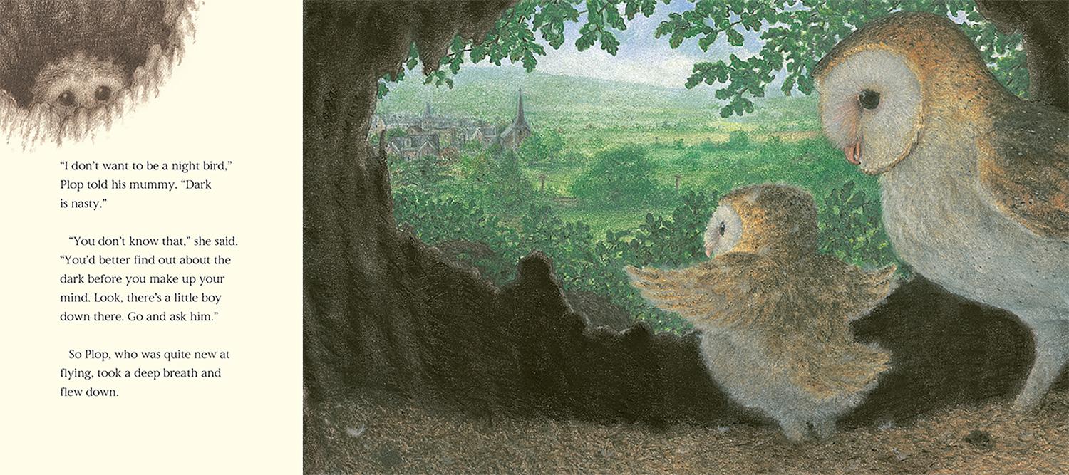 Beispielinhalt (Bild) The Owl Who Was Afraid of the Dark