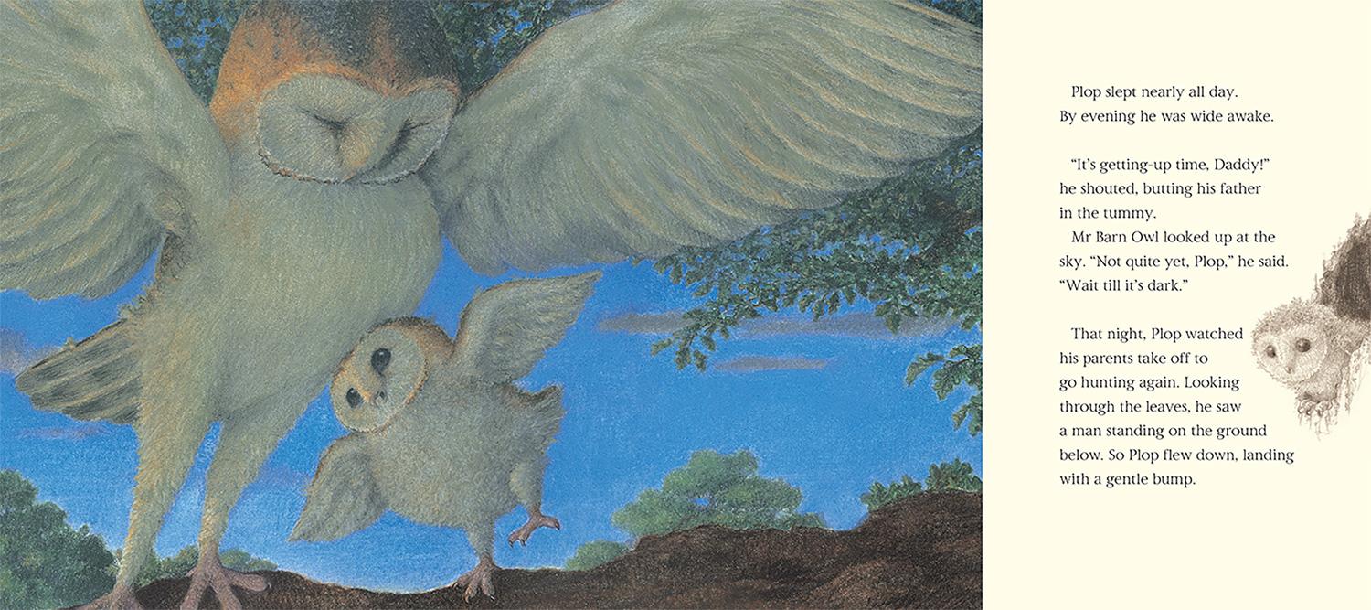 Beispielinhalt (Bild) The Owl Who Was Afraid of the Dark