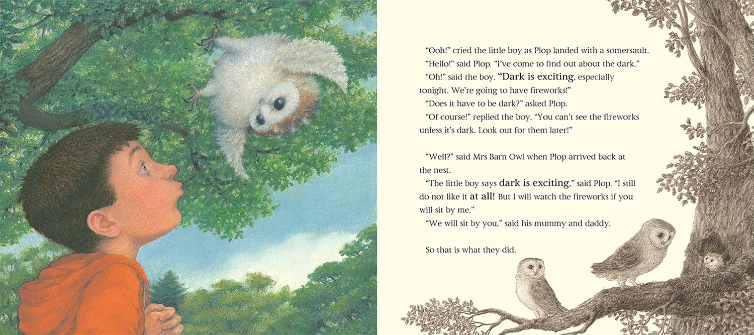 Beispielinhalt (Bild) The Owl Who Was Afraid of the Dark