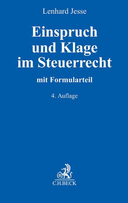 Vorderes Coverbild Einspruch und Klage im Steuerrecht