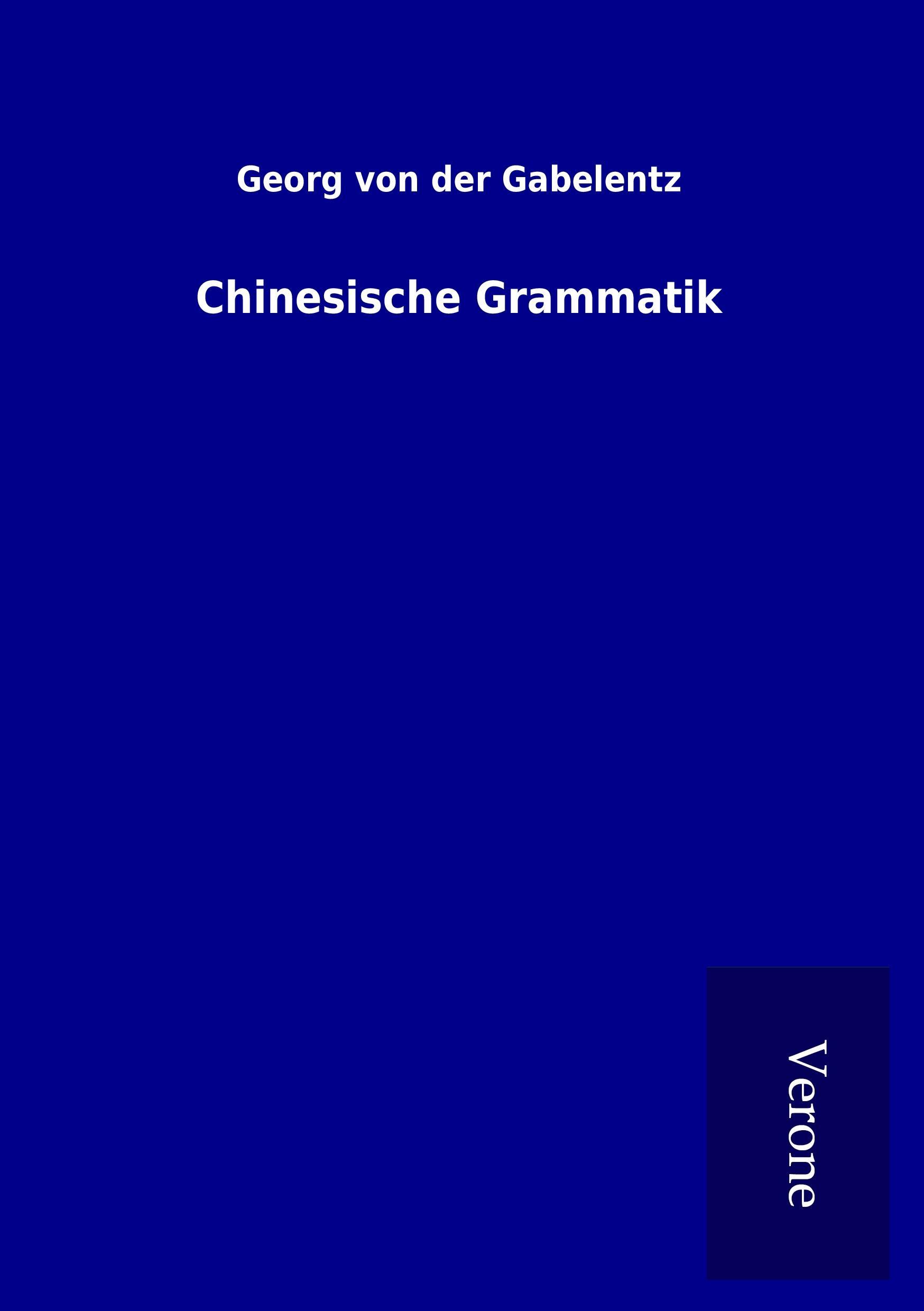 Vorderes Coverbild Chinesische Grammatik