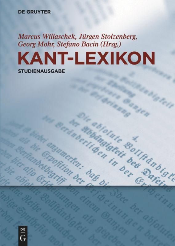 Vorderes Coverbild Kant-Lexikon