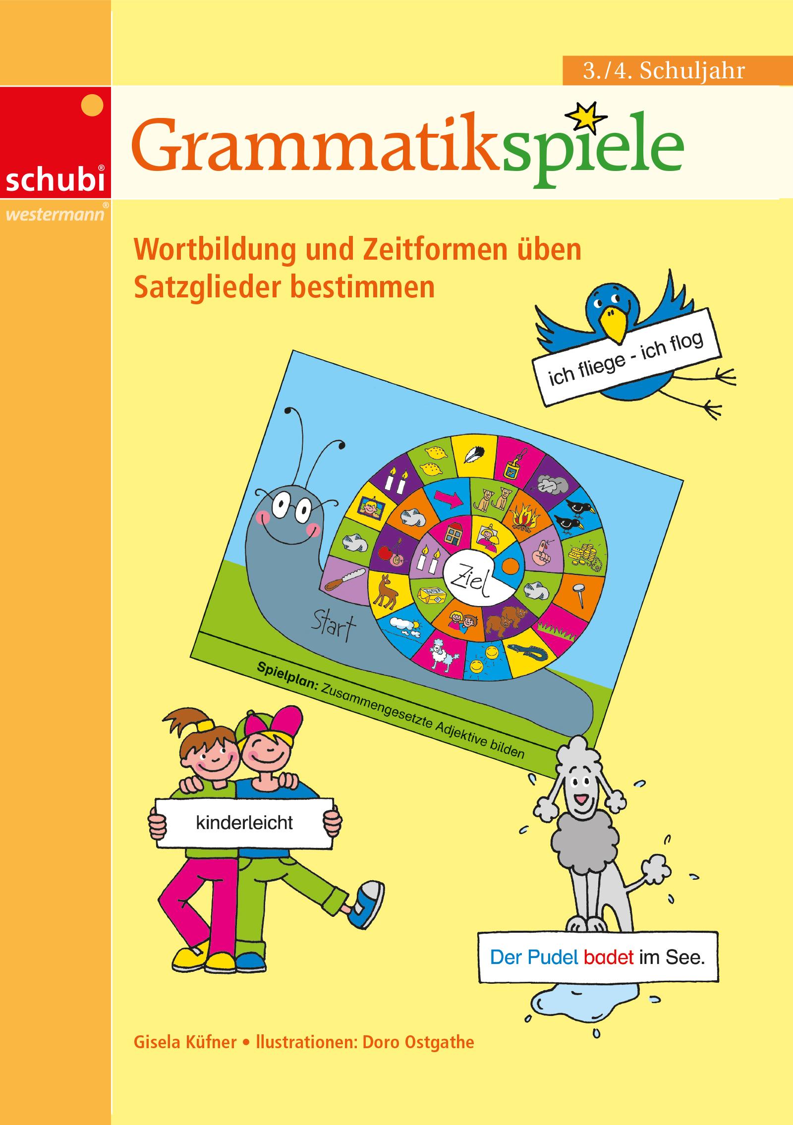 Vorderes Coverbild Grammatikspiele. 3. / 4. Schuljahr