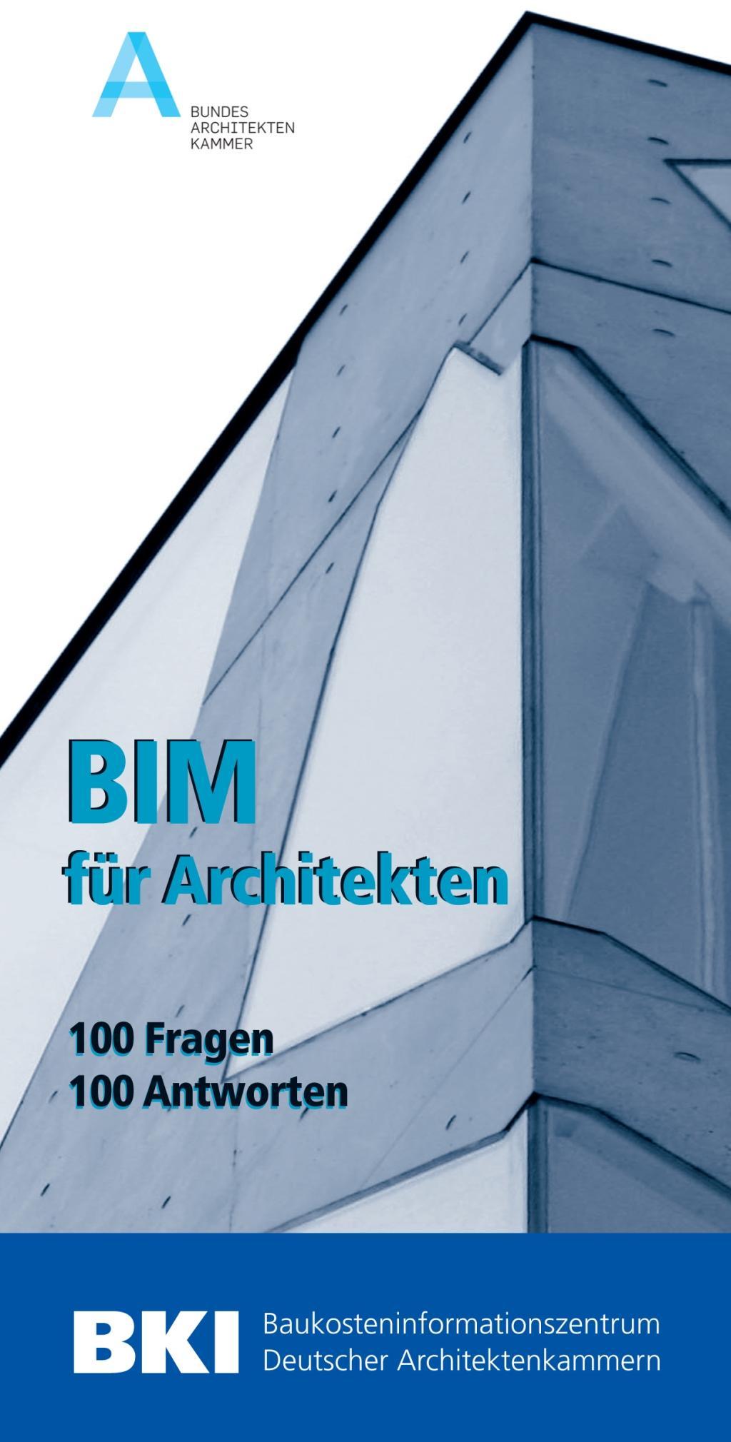 Vorderes Coverbild BIM für Architekten