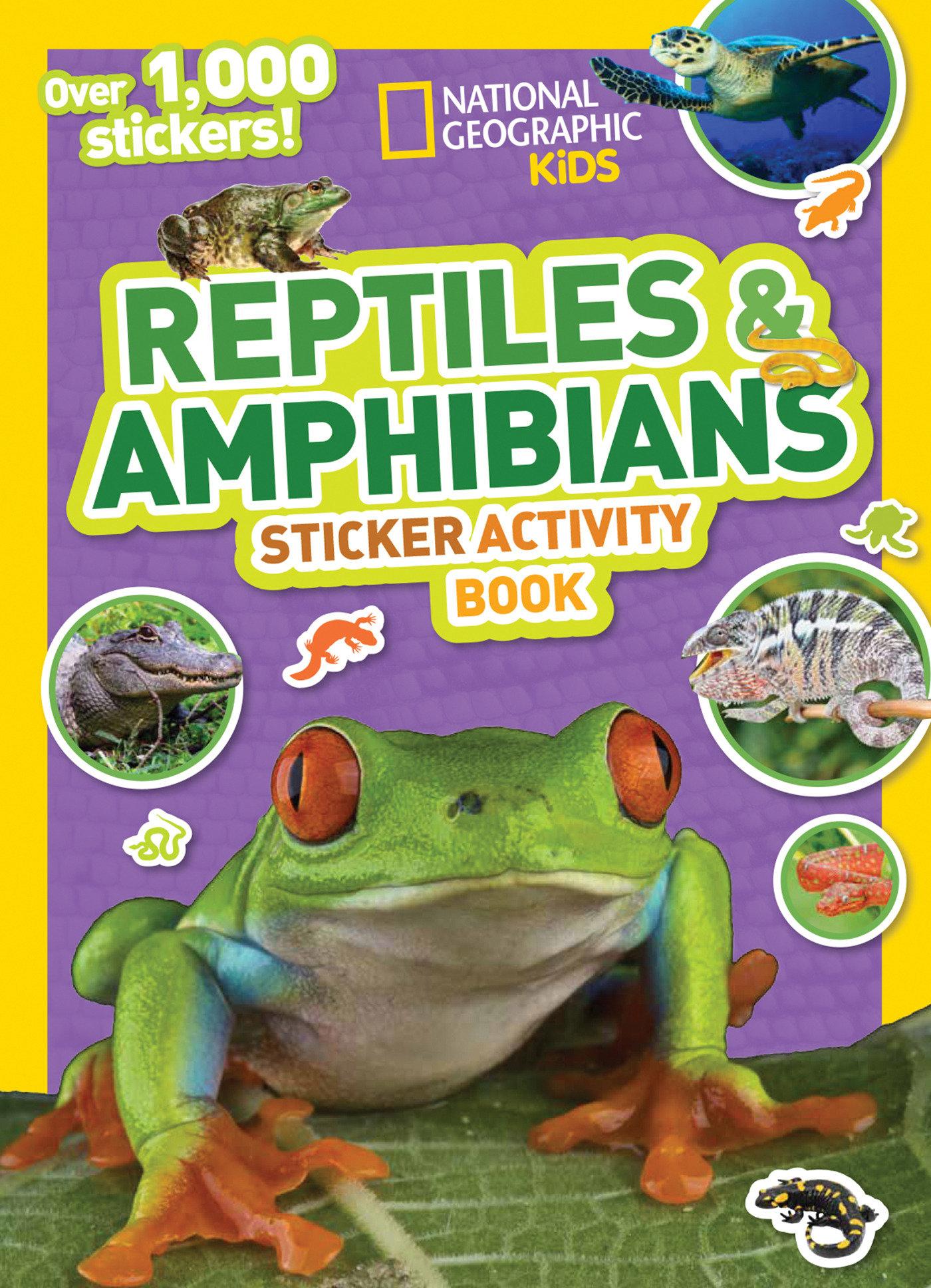 Vorderes Coverbild National Geographic Kids Reptiles and Amphibians Sticker Activity Book