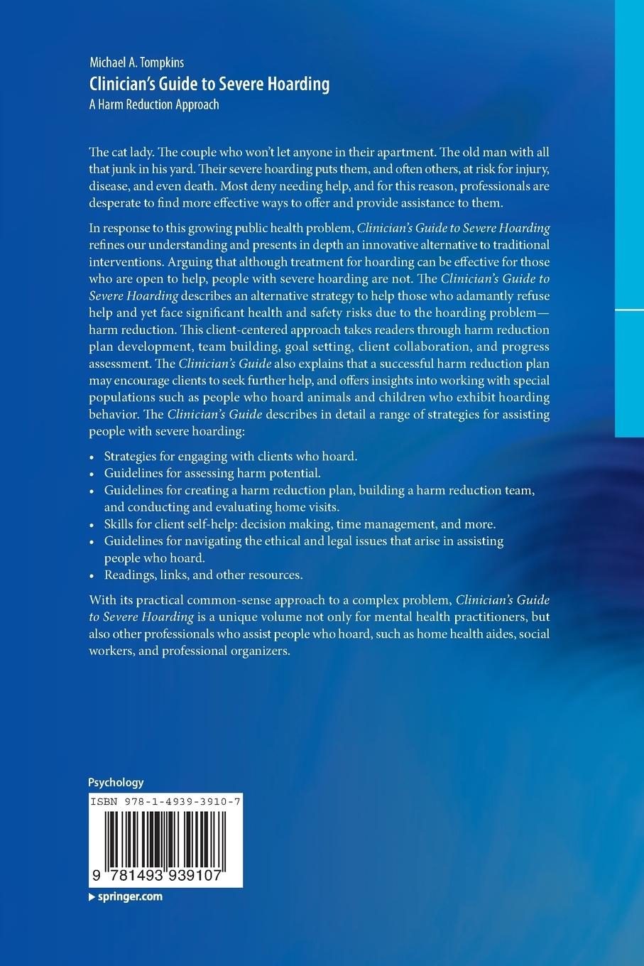 Rückseitencover Clinician's Guide to Severe Hoarding
