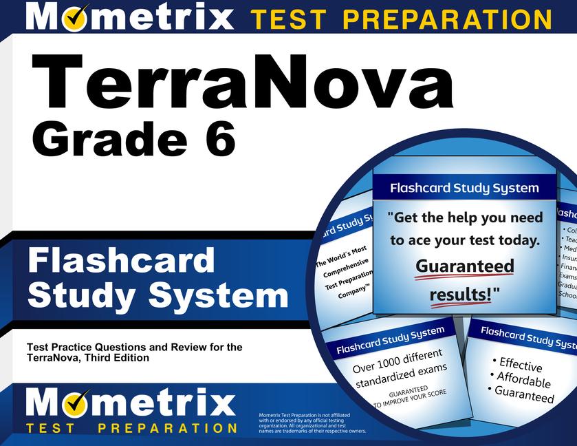 Vorderes Coverbild Terranova Grade 6 Flashcard Study System