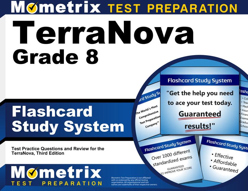 Vorderes Coverbild Terranova Grade 8 Flashcard Study System