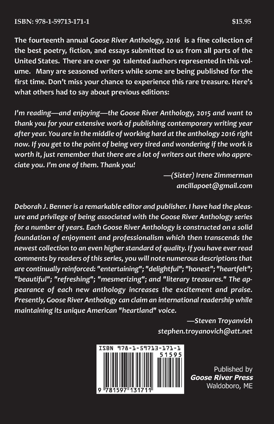 Rückseitencover Goose River Anthology, 2016