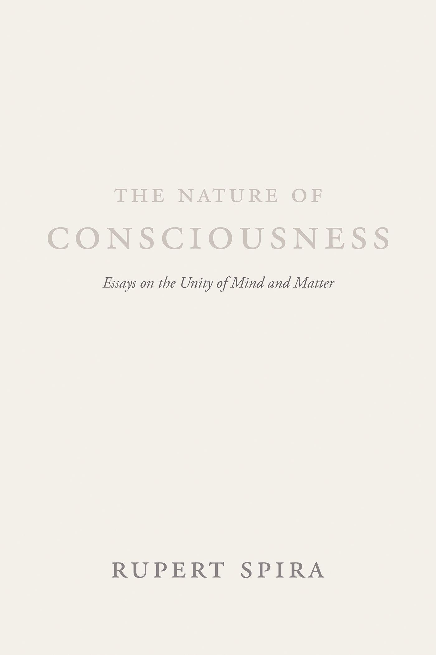 Vorderes Coverbild The Nature of Consciousness