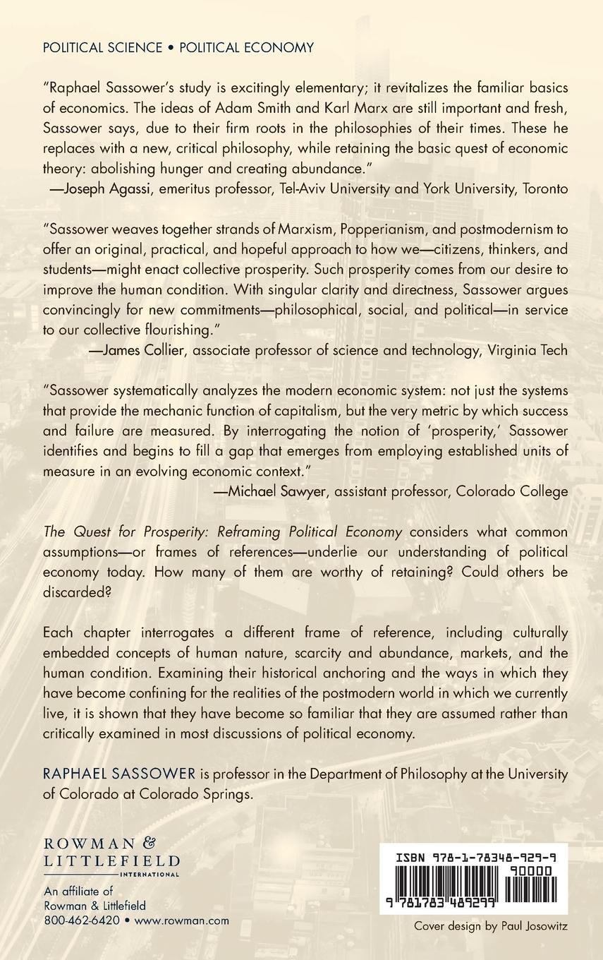 Rückseitencover Quest for Prosperity