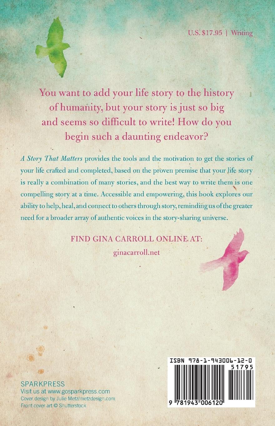 Rückseitencover A Story That Matters