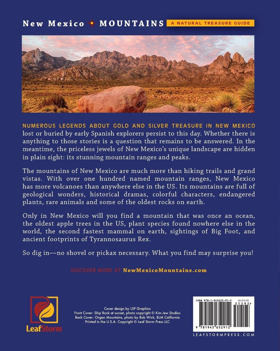 Rückseitencover New Mexico Mountains: A Natural Treasure Guide