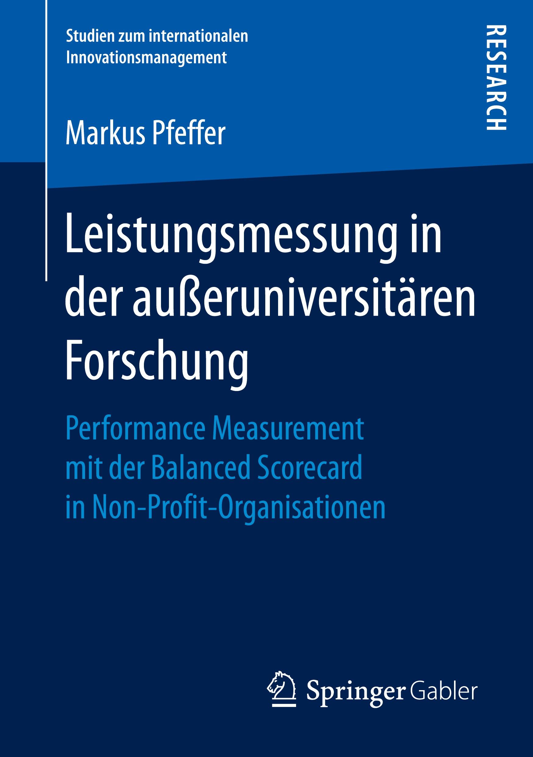 Vorderes Coverbild Leistungsmessung in der außeruniversitären Forschung