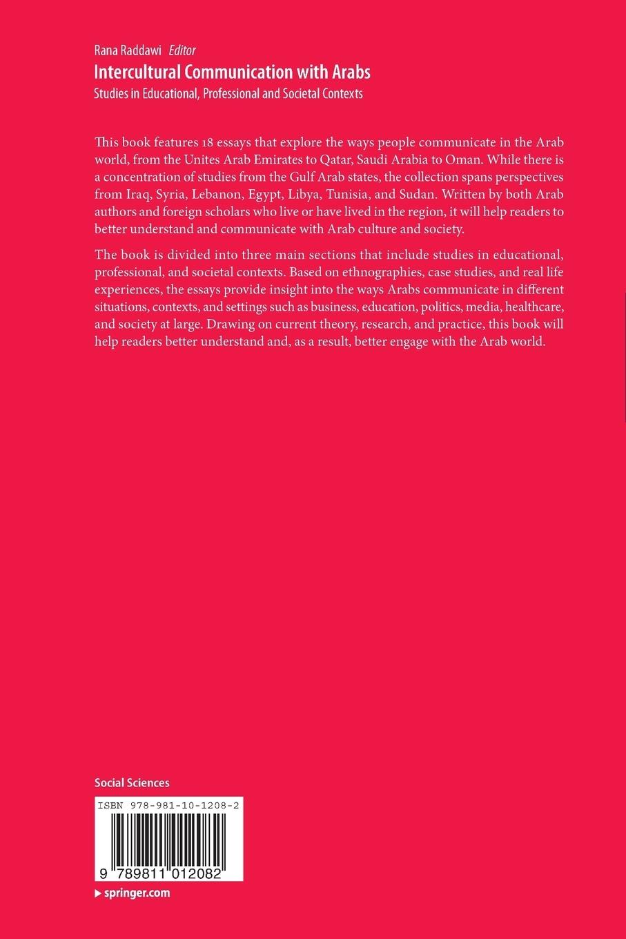 Rückseitencover Intercultural Communication with Arabs