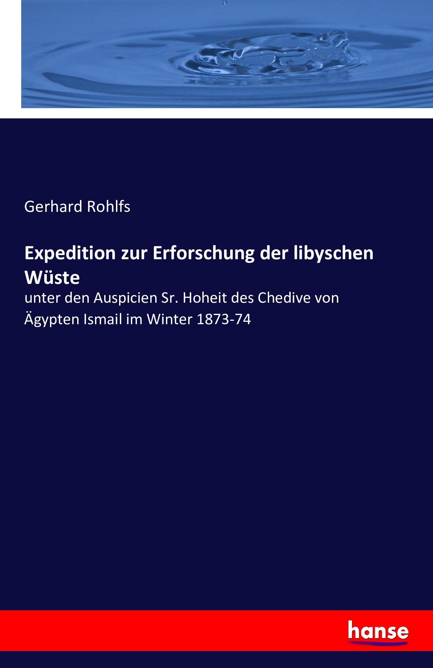 Vorderes Coverbild Expedition zur Erforschung der libyschen Wüste