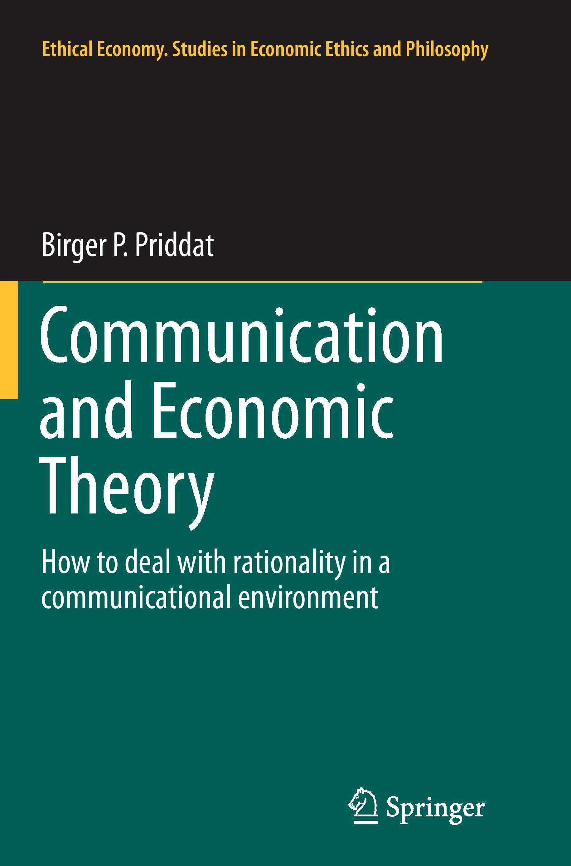 Vorderes Coverbild Communication and Economic Theory