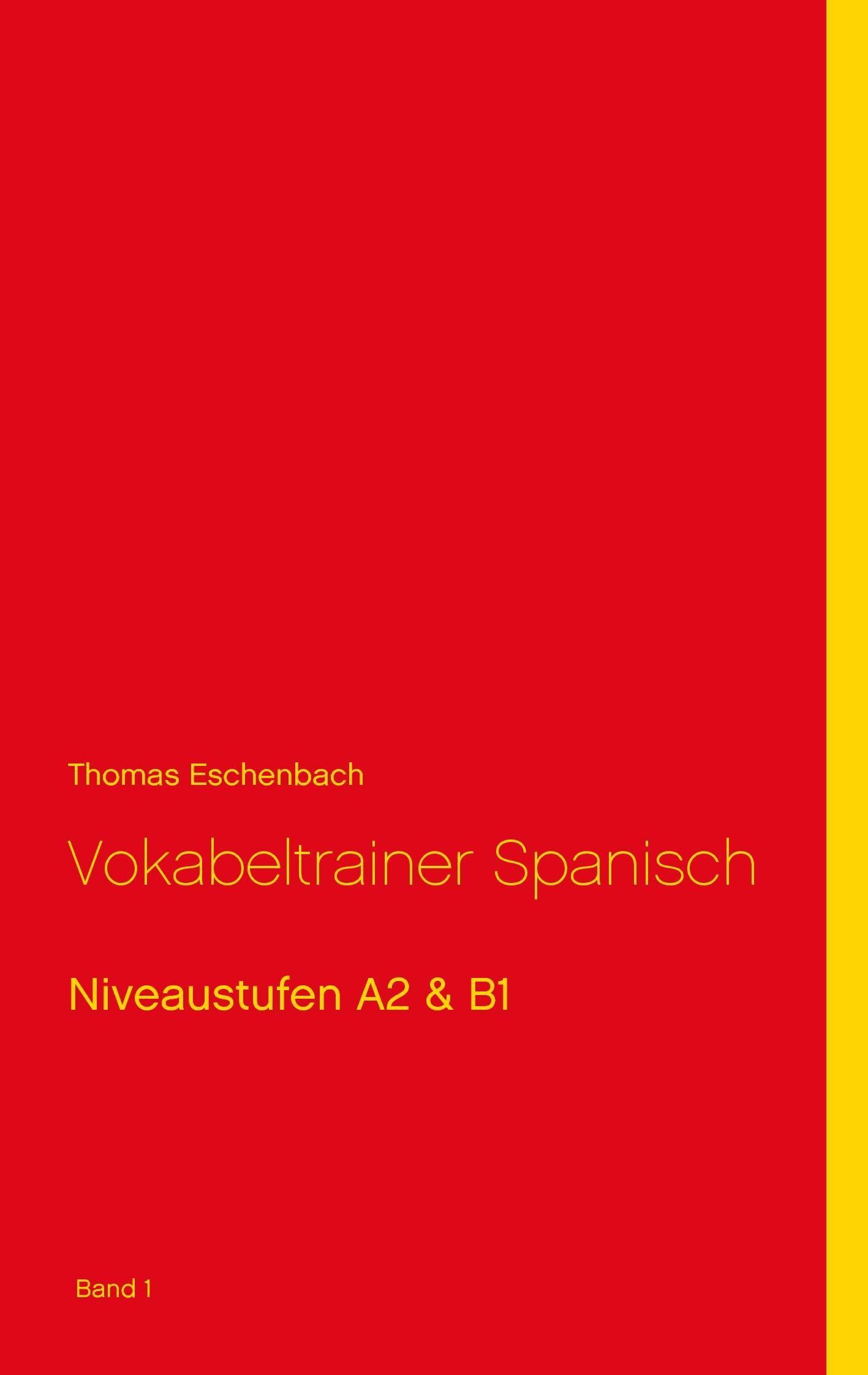 Vorderes Coverbild Vokabeltrainer Spanisch
