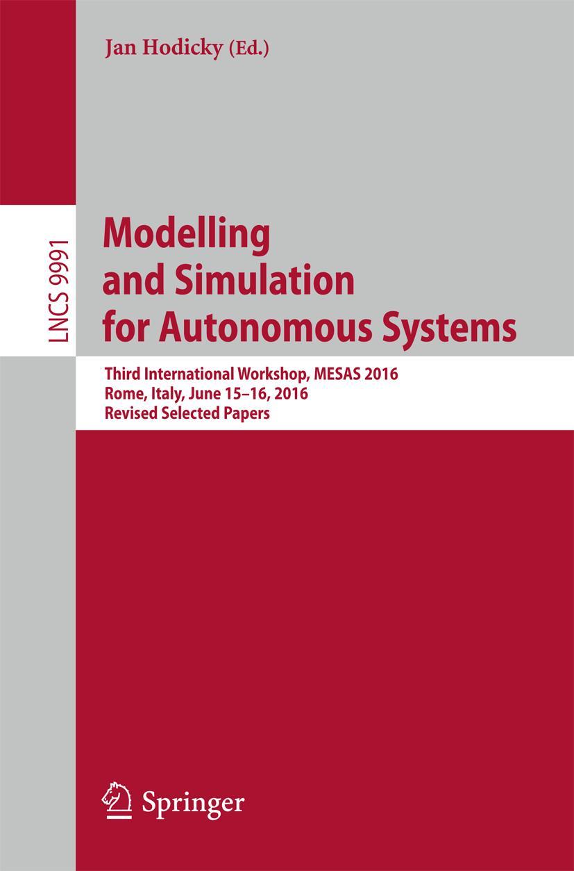 Vorderes Coverbild Modelling and Simulation for Autonomous Systems