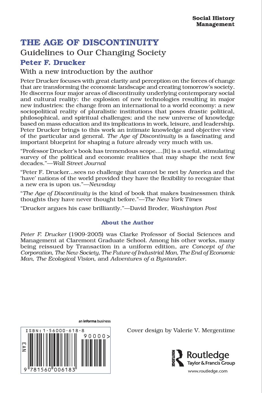 Rückseitencover The Age of Discontinuity