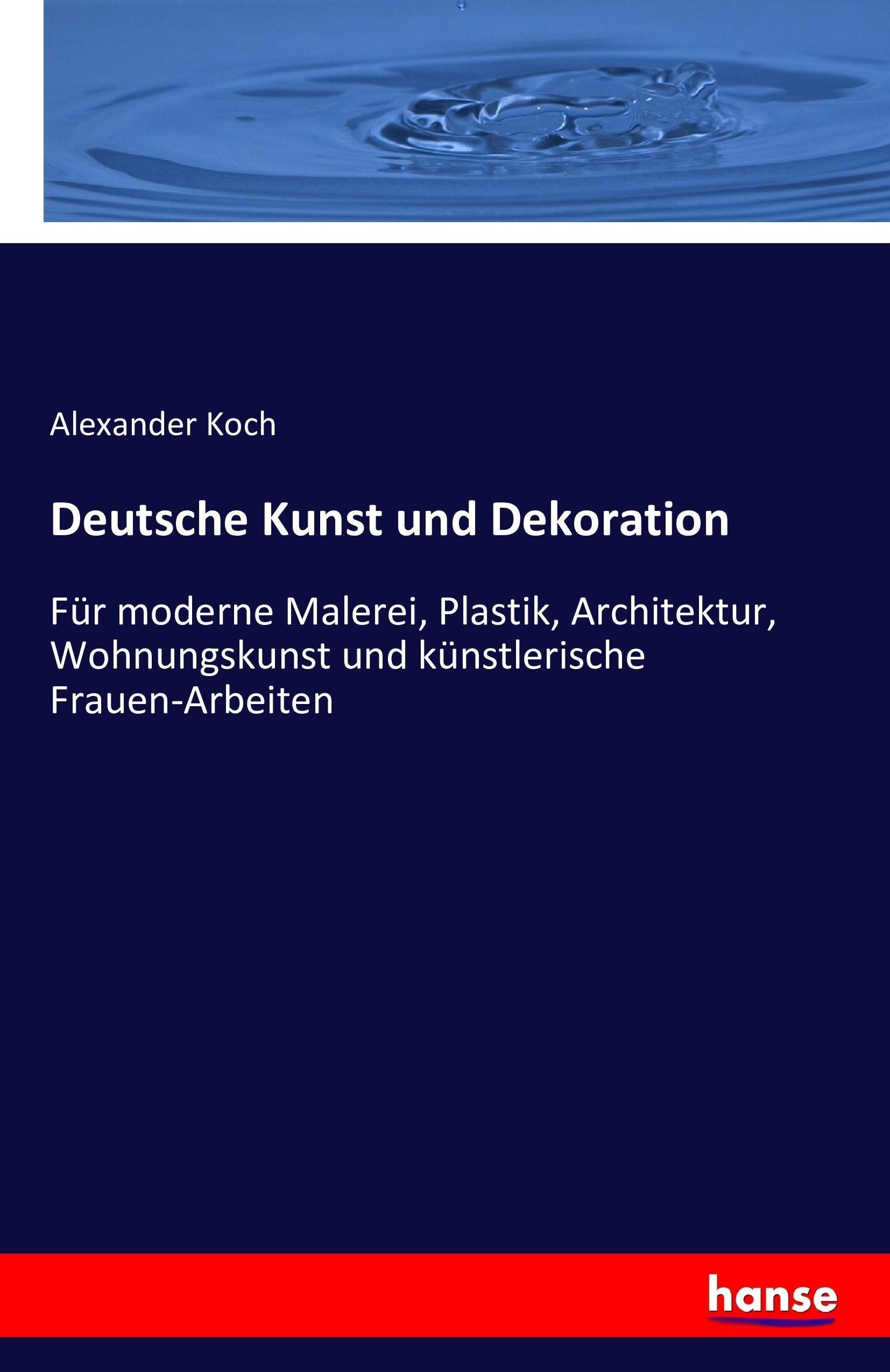 Vorderes Coverbild Deutsche Kunst und Dekoration