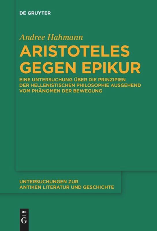 Vorderes Coverbild Aristoteles gegen Epikur
