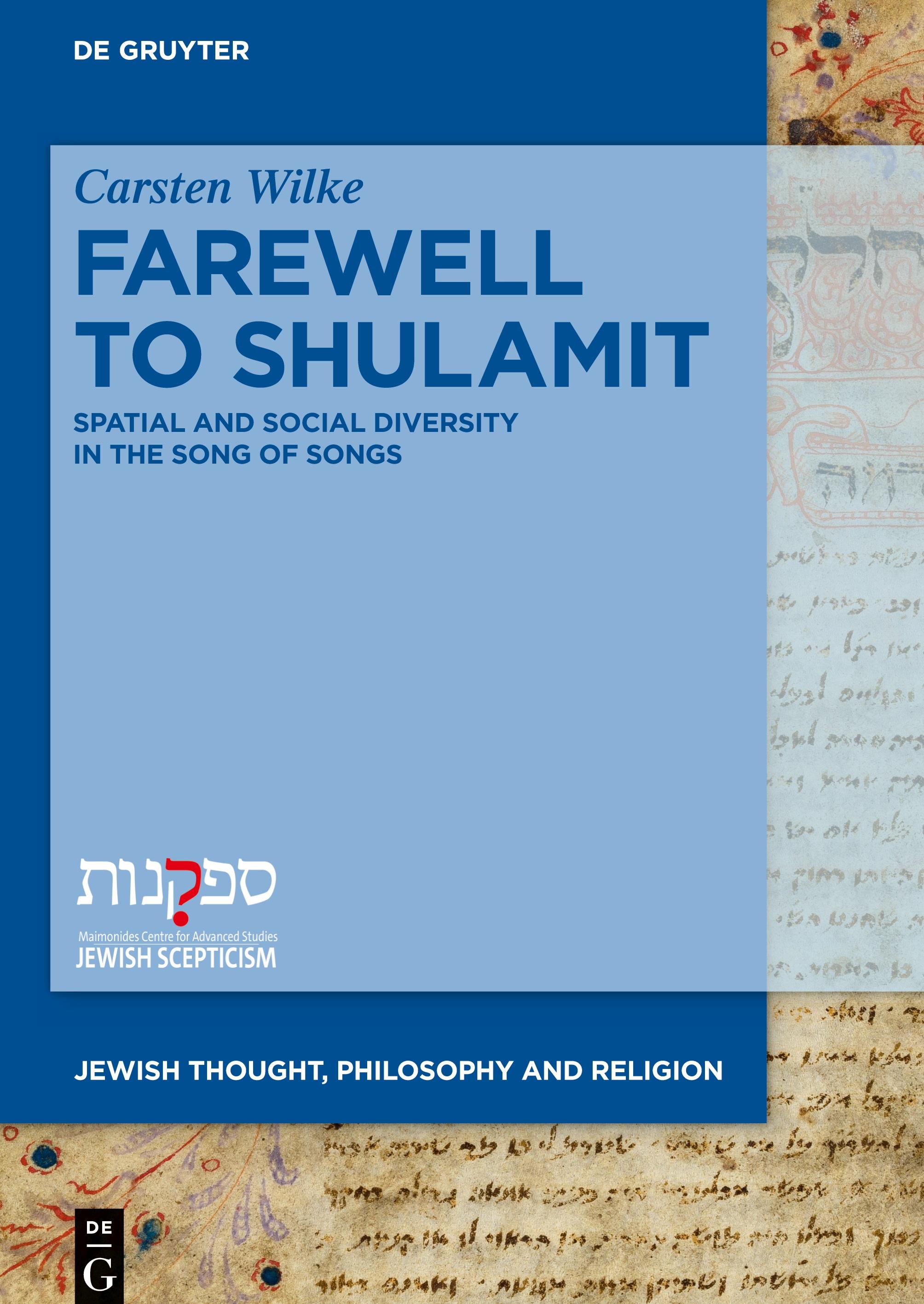 Vorderes Coverbild Farewell to Shulamit