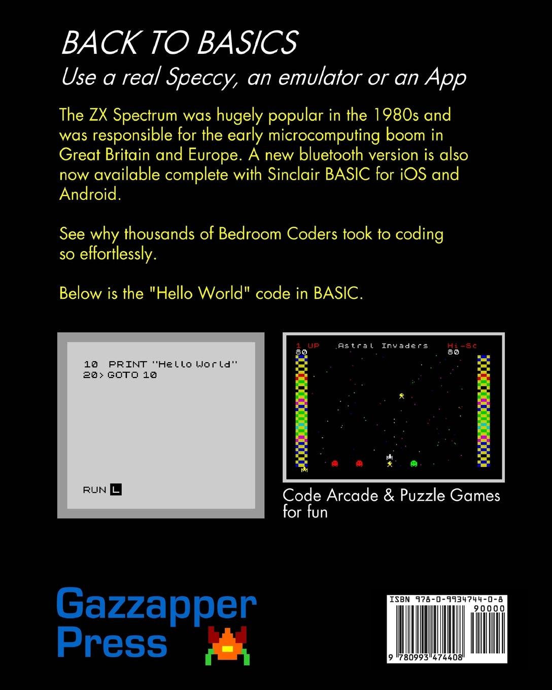 Rückseitencover ZX Spectrum Games Code Club