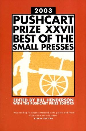 Vorderes Coverbild Pushcart Prize XXVII