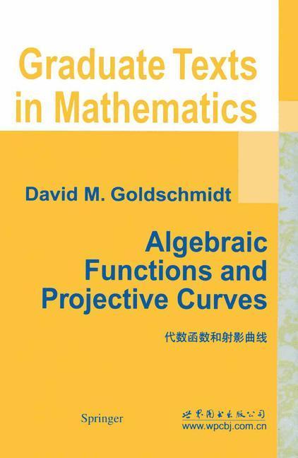 Beispielinhalt (Bild) Algebraic Functions and Projective Curves