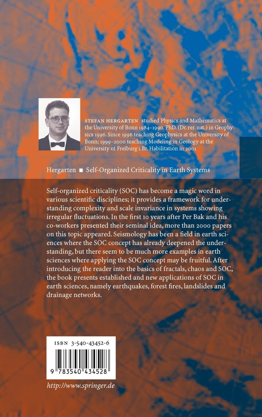 Rückseitencover Self-Organized Criticality in Earth Systems