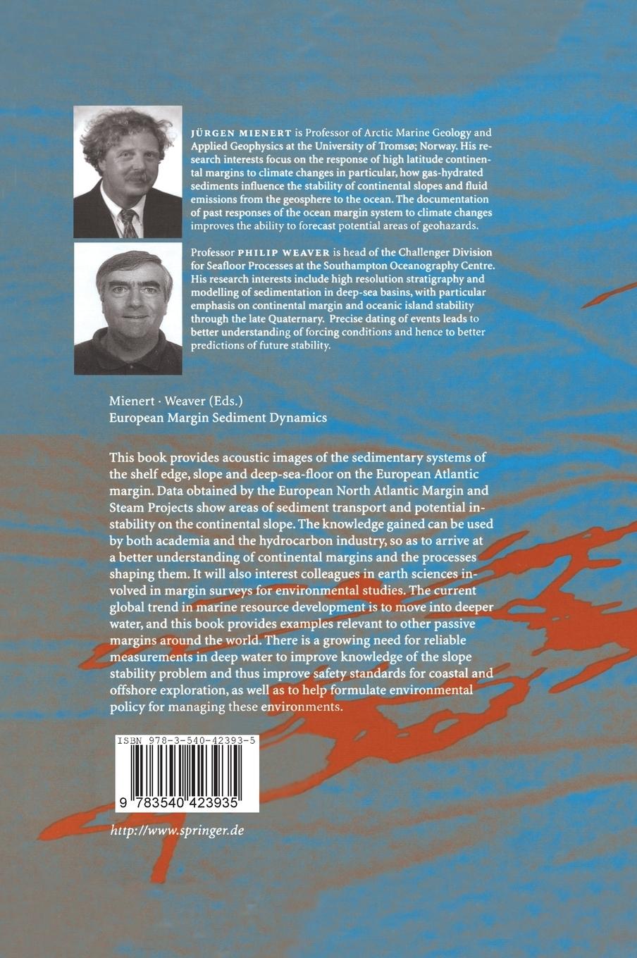 Rückseitencover European Margin Sediment Dynamics