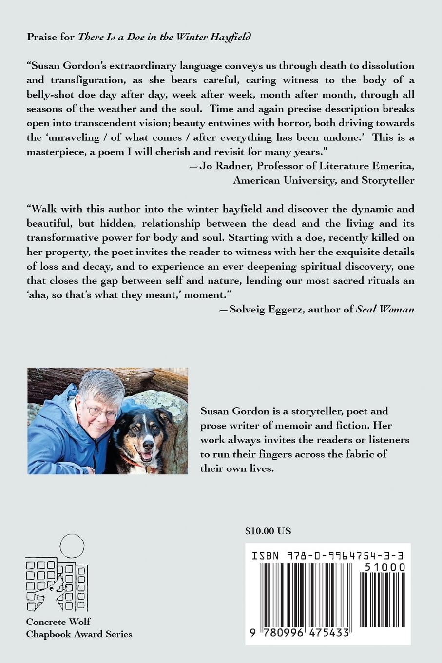 Rückseitencover There Is A Doe In The Winter Hayfield