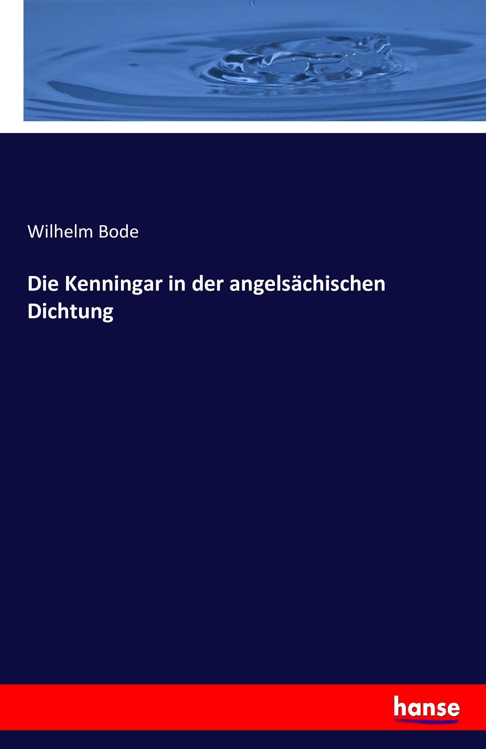Vorderes Coverbild Die Kenningar in der angelsächischen Dichtung