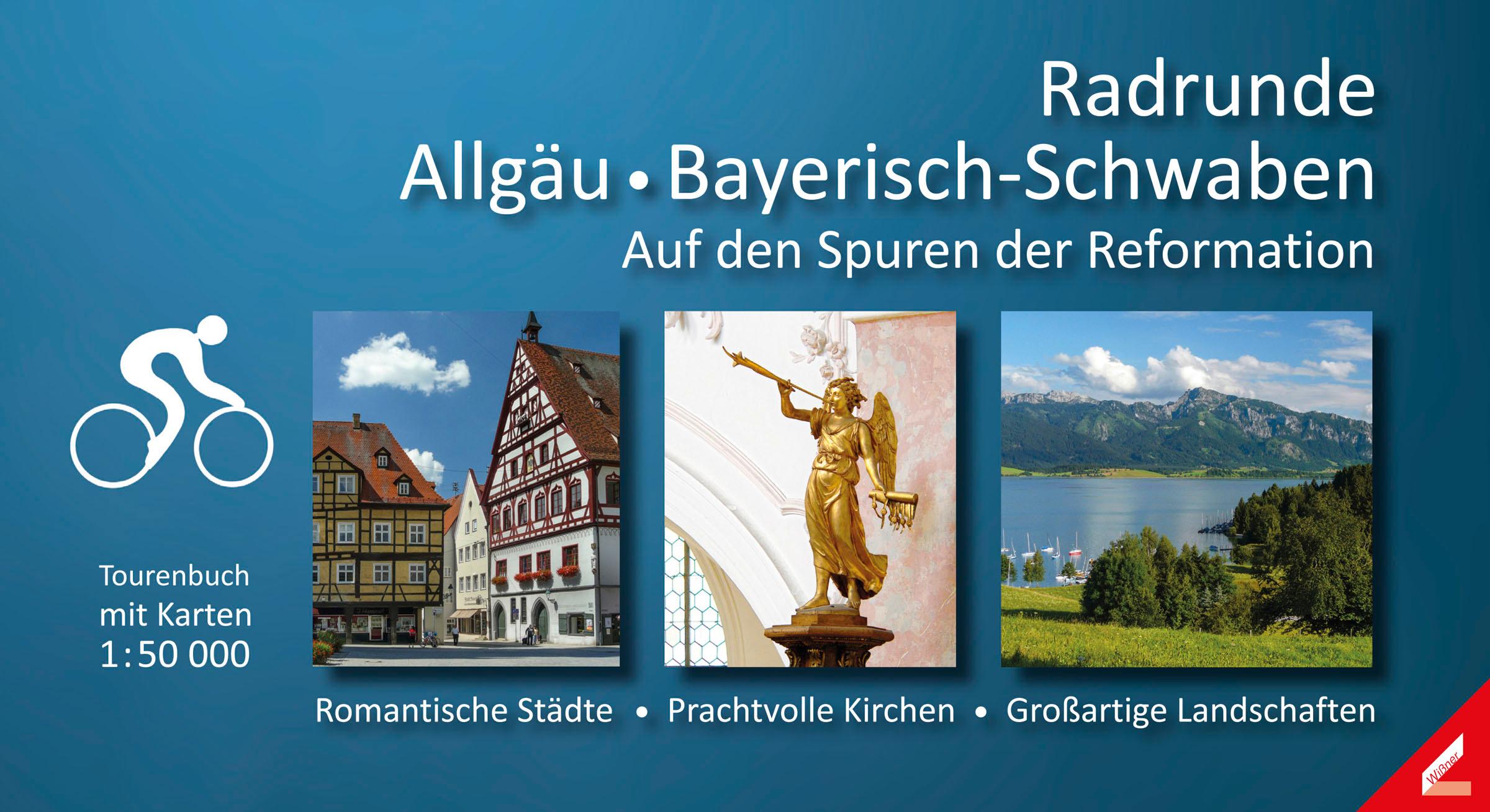 Vorderes Coverbild Radrunde Allgäu und Bayerisch-Schwaben