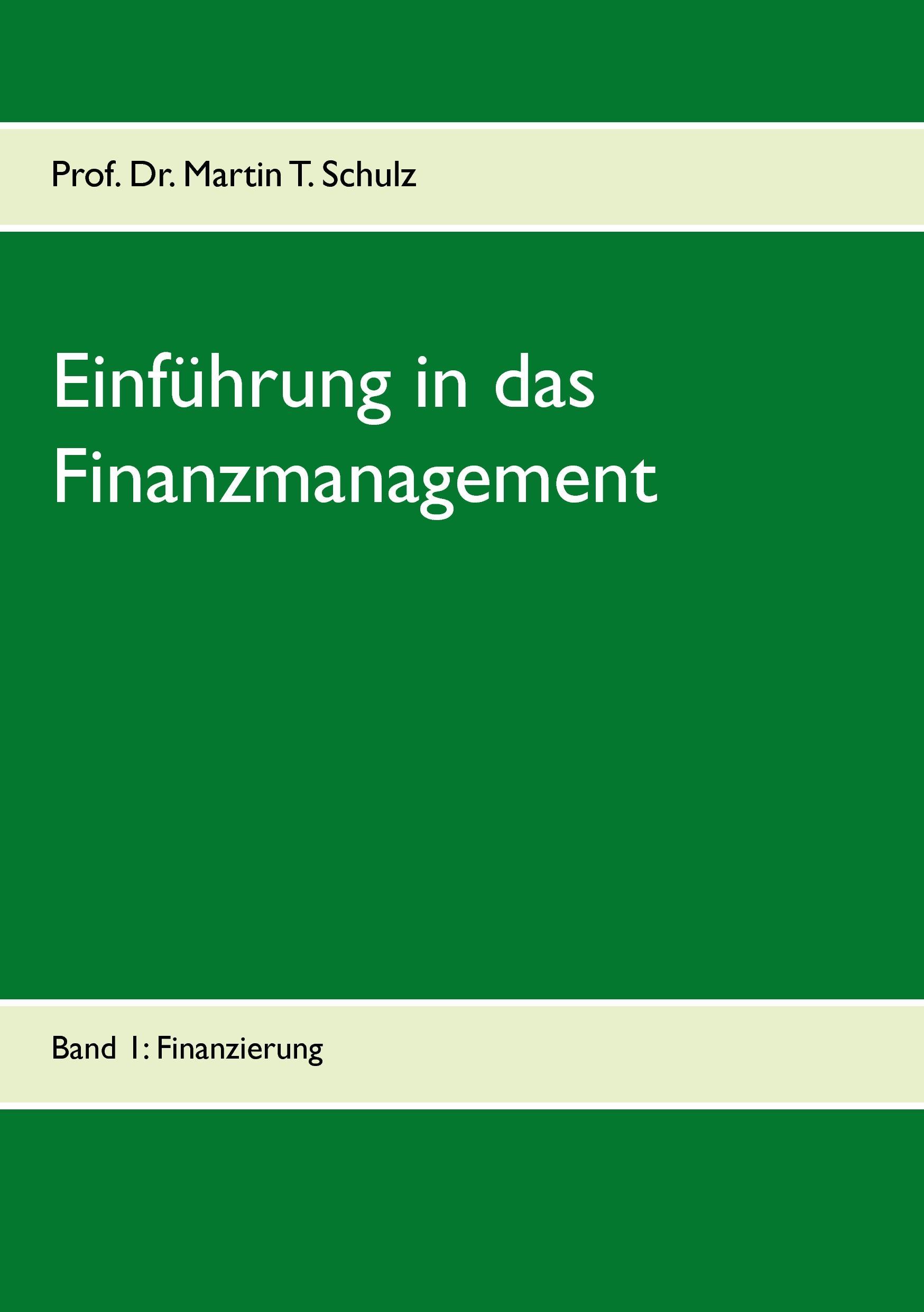 Vorderes Coverbild Einführung in das Finanzmanagement