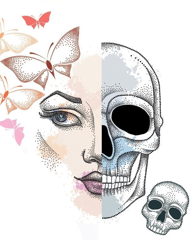 Beispielinhalt (Bild) Dotwork