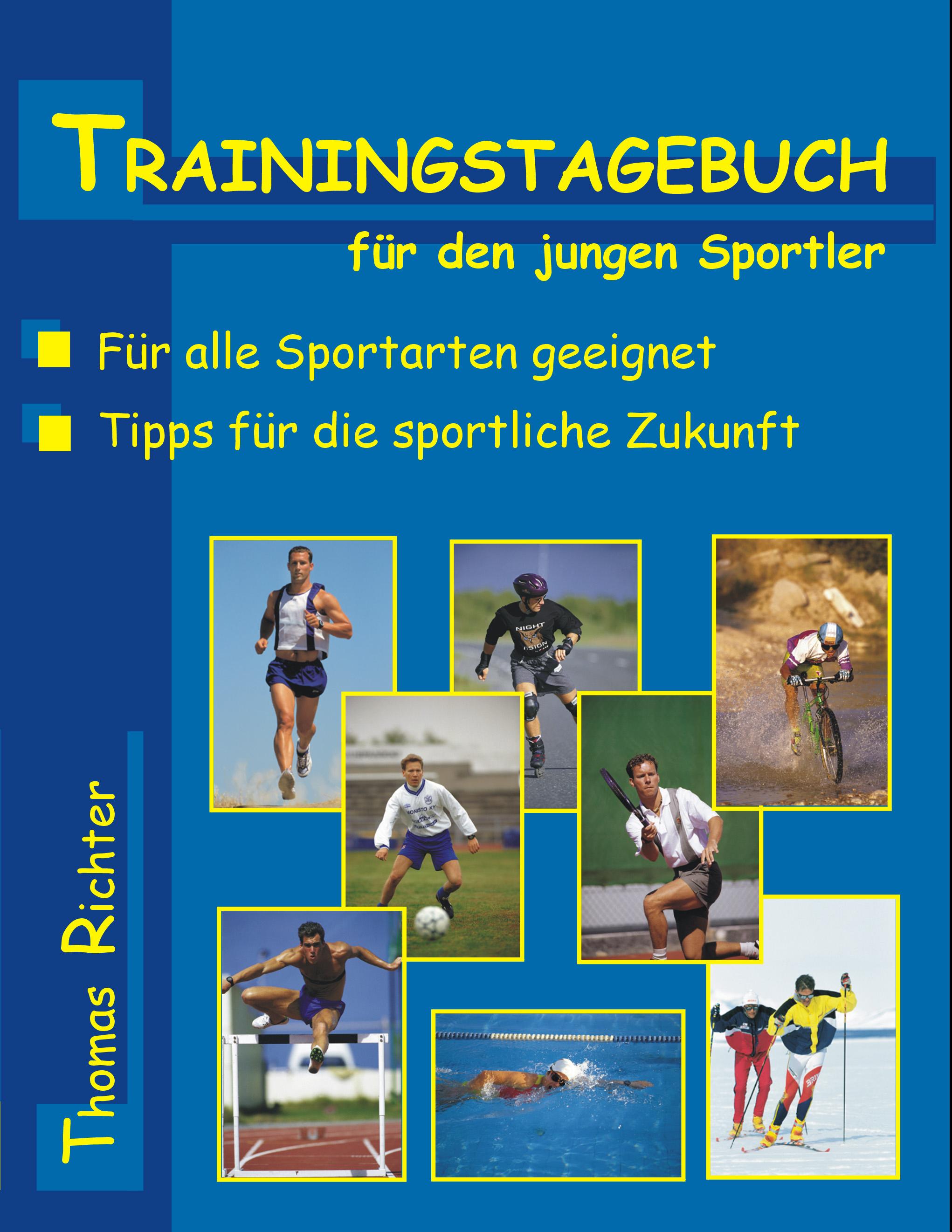Vorderes Coverbild Trainingstagebuch für den jungen Sportler