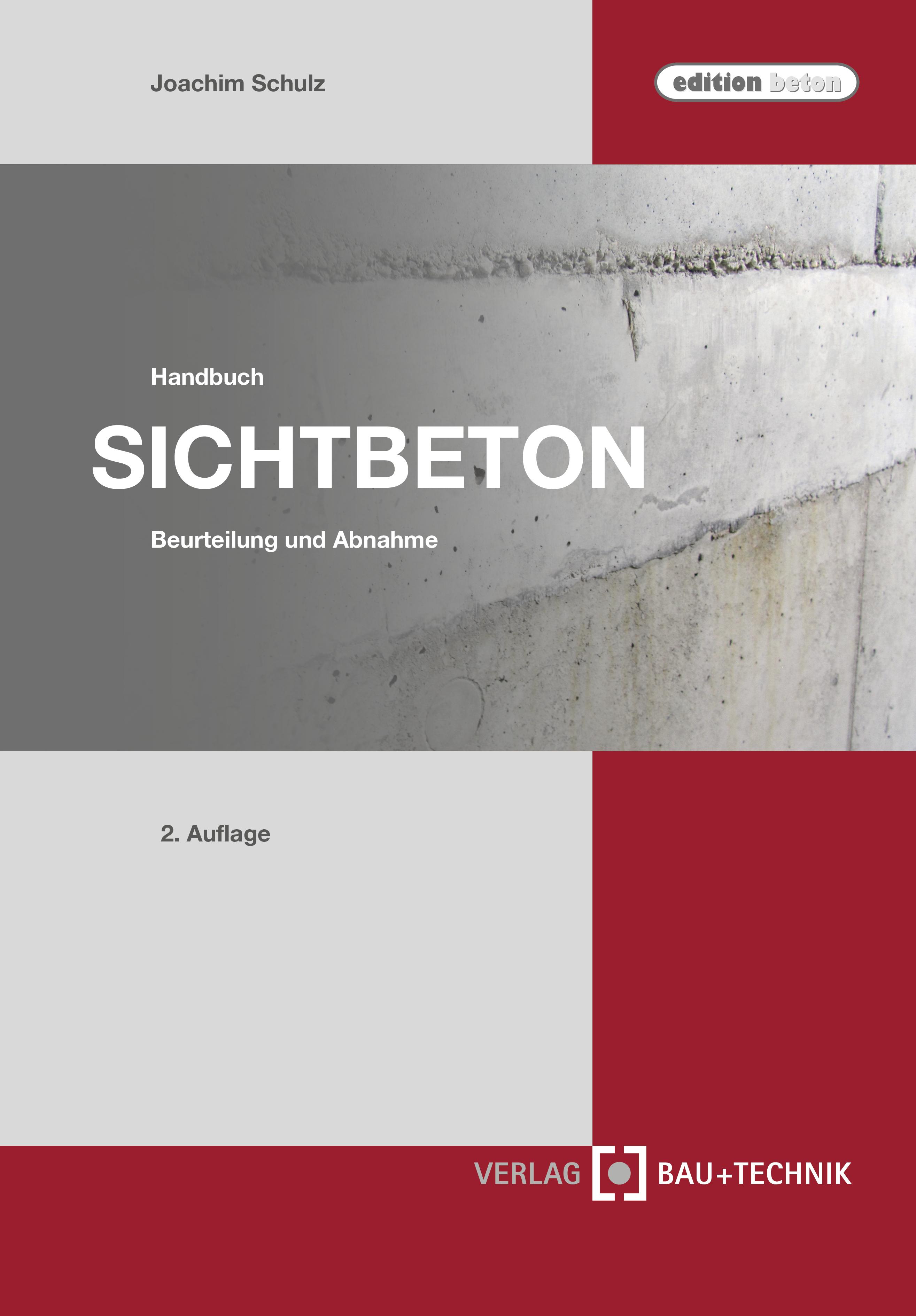 Vorderes Coverbild Handbuch Sichtbeton