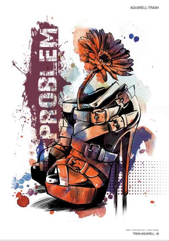 Beispielinhalt (Bild) Trash Aquarell - Volume 1