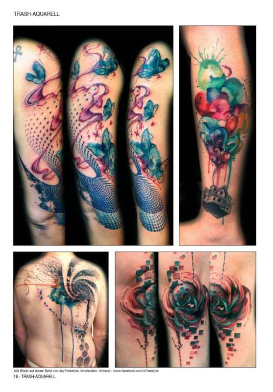 Beispielinhalt (Bild) Trash Aquarell - Volume 1