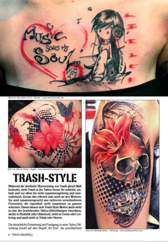 Beispielinhalt (Bild) Trash Aquarell - Volume 1