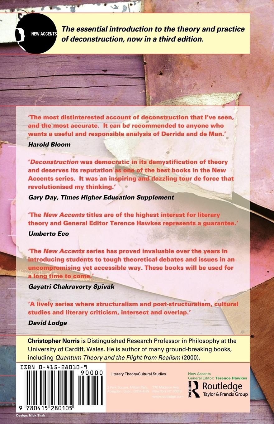 Rückseitencover Deconstruction