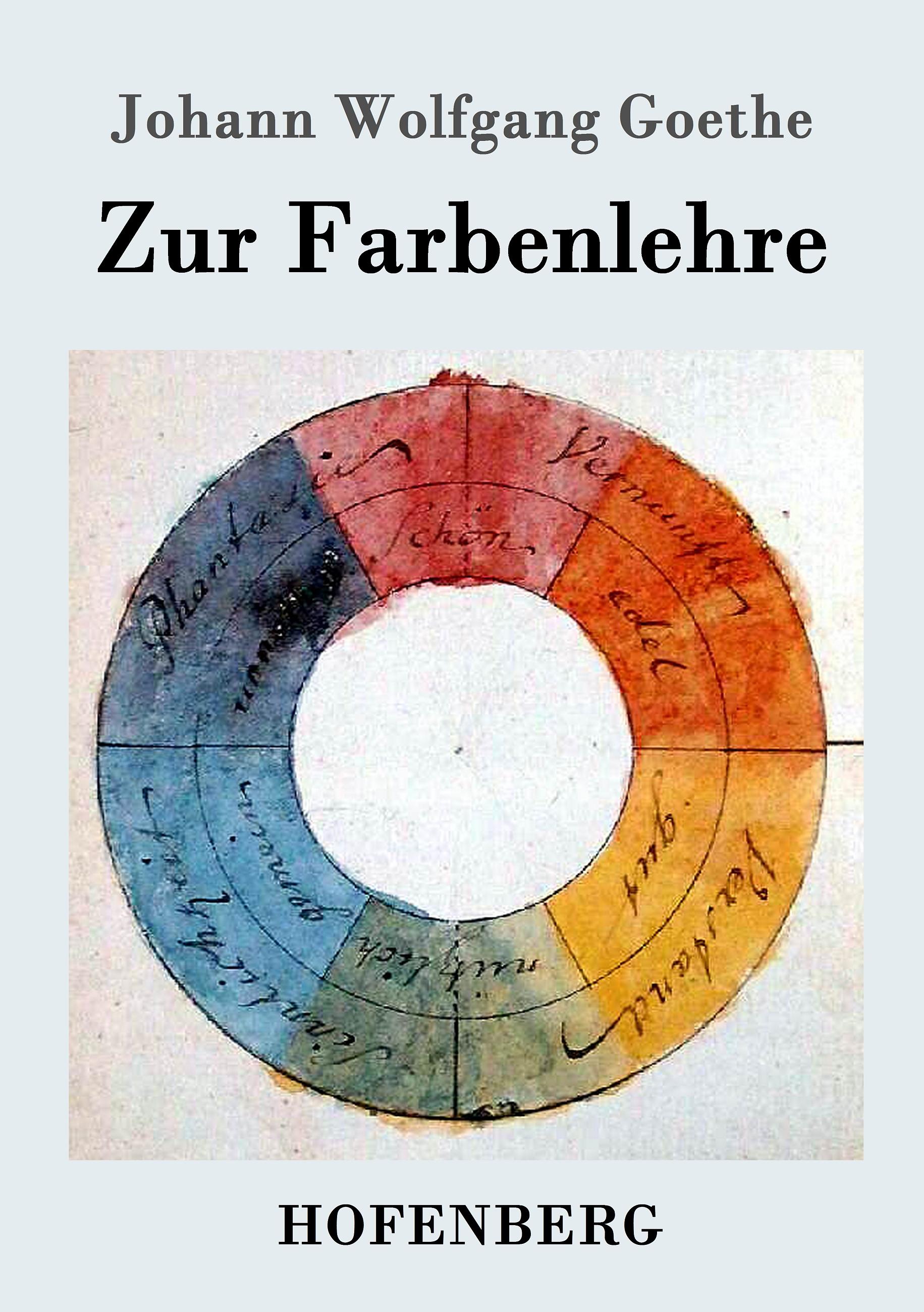 Vorderes Coverbild Zur Farbenlehre