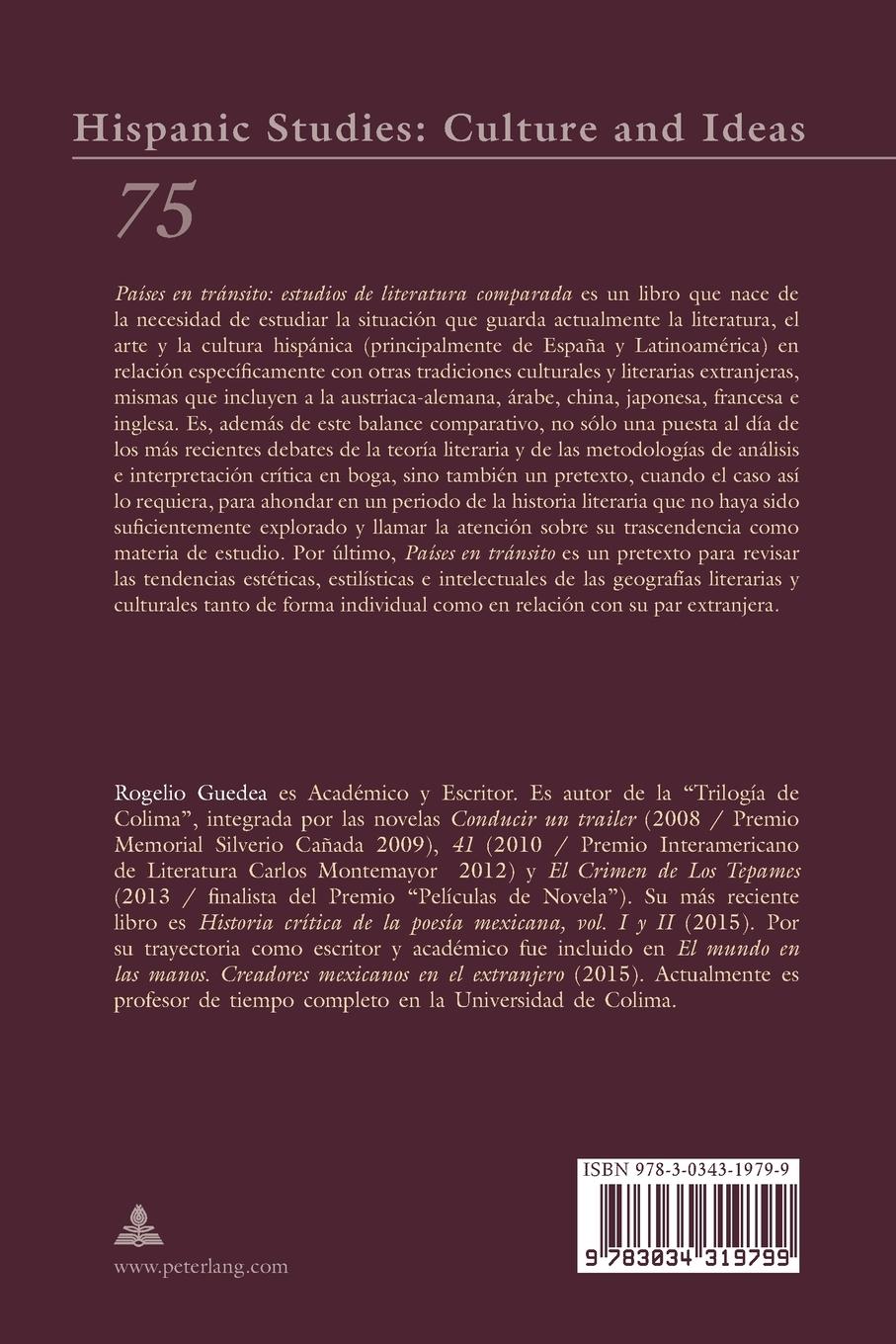 Rückseitencover Países en tránsito