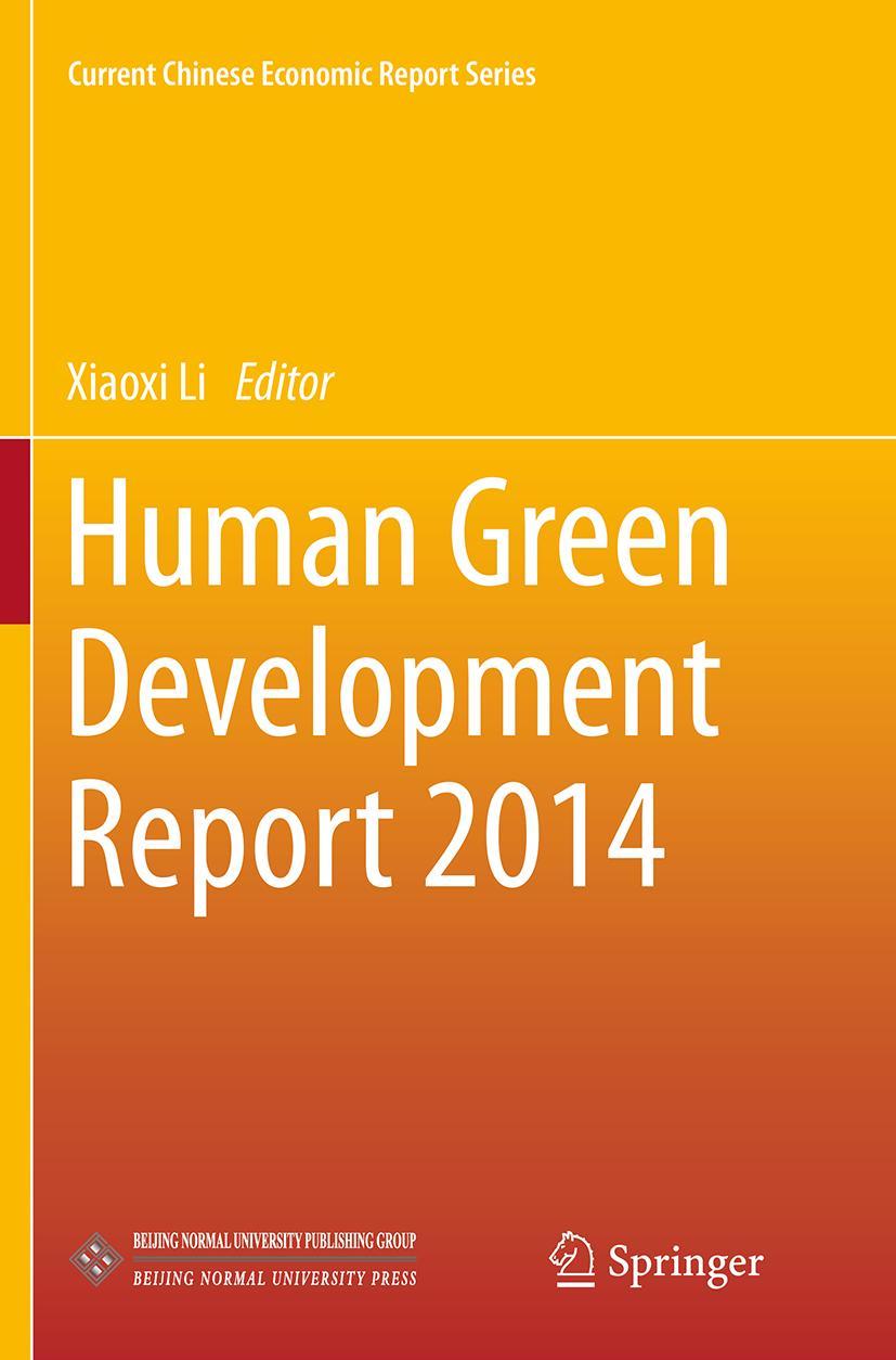 Vorderes Coverbild Human Green Development Report 2014