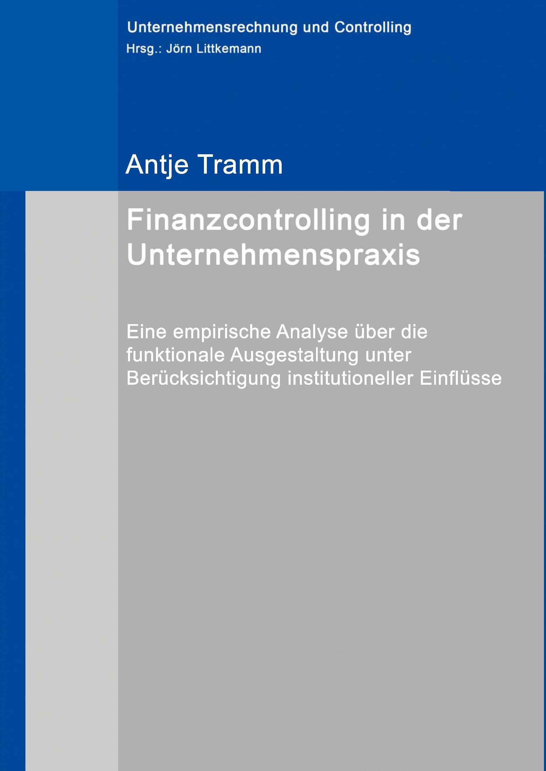 Vorderes Coverbild Finanzcontrolling in der Unternehmenspraxis